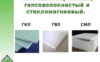 ГВЛ, ГКЛ и фанера. Особенности применения и различия